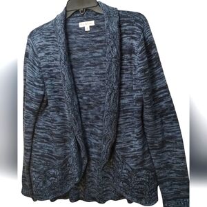 Acrylic Open Cardigan Sweater